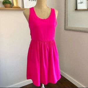 Hot Pink American Eagle Mini Sun Dress